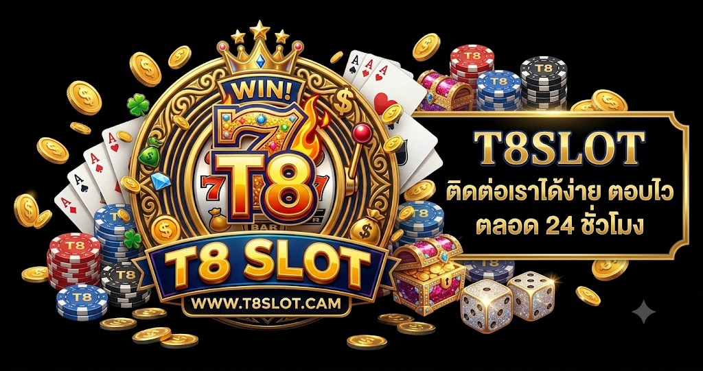 t8slot ติดต่อเราได้ง่าย ตอบไว ตลอด 24 ชั่วโมง
