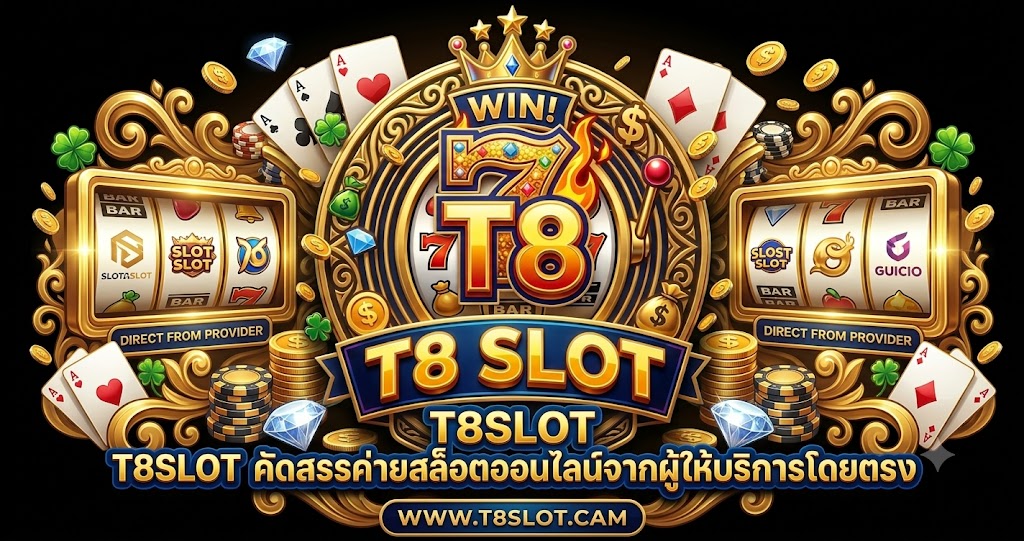 T8SLOT รวมค่ายสล็อตออนไลน์จากผู้ให้บริการโดยตรง