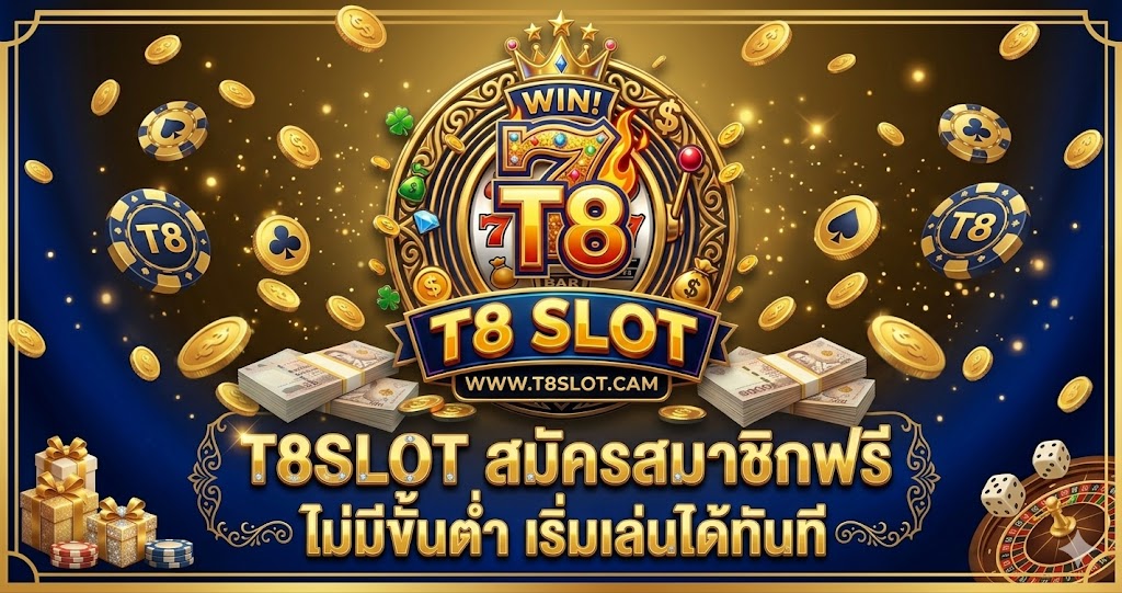 t8slot เข้าสู่ระบบ ไม่มีขั้นต่ำ เริ่มเล่นได้ทันที