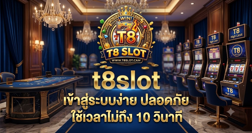 เข้าสู่ระบบ T8SLOT ง่าย ปลอดภัย ใช้เวลาไม่ถึง 10 วินาที